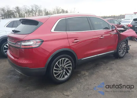 2020 Lincoln Nautilus Reserve z USA, uszkodzony, nr VIN 2LMPJ8KPXLBL15394